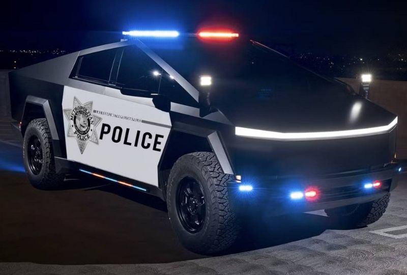 Las Vegas rolls out Tesla Cybertruck as a police vehicle